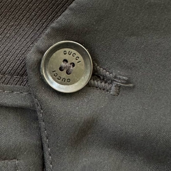 Gucci • Twill Leather Cropped Equestrian Riding Pants - Picture 10 of 16